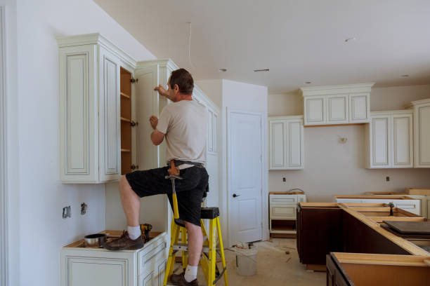 Open concept kitchen conversion in Doylestown by JMT Kitchen Cabinet