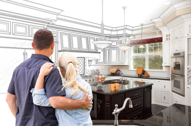 Custom kitchen cabinets installed in a Doylestown home
